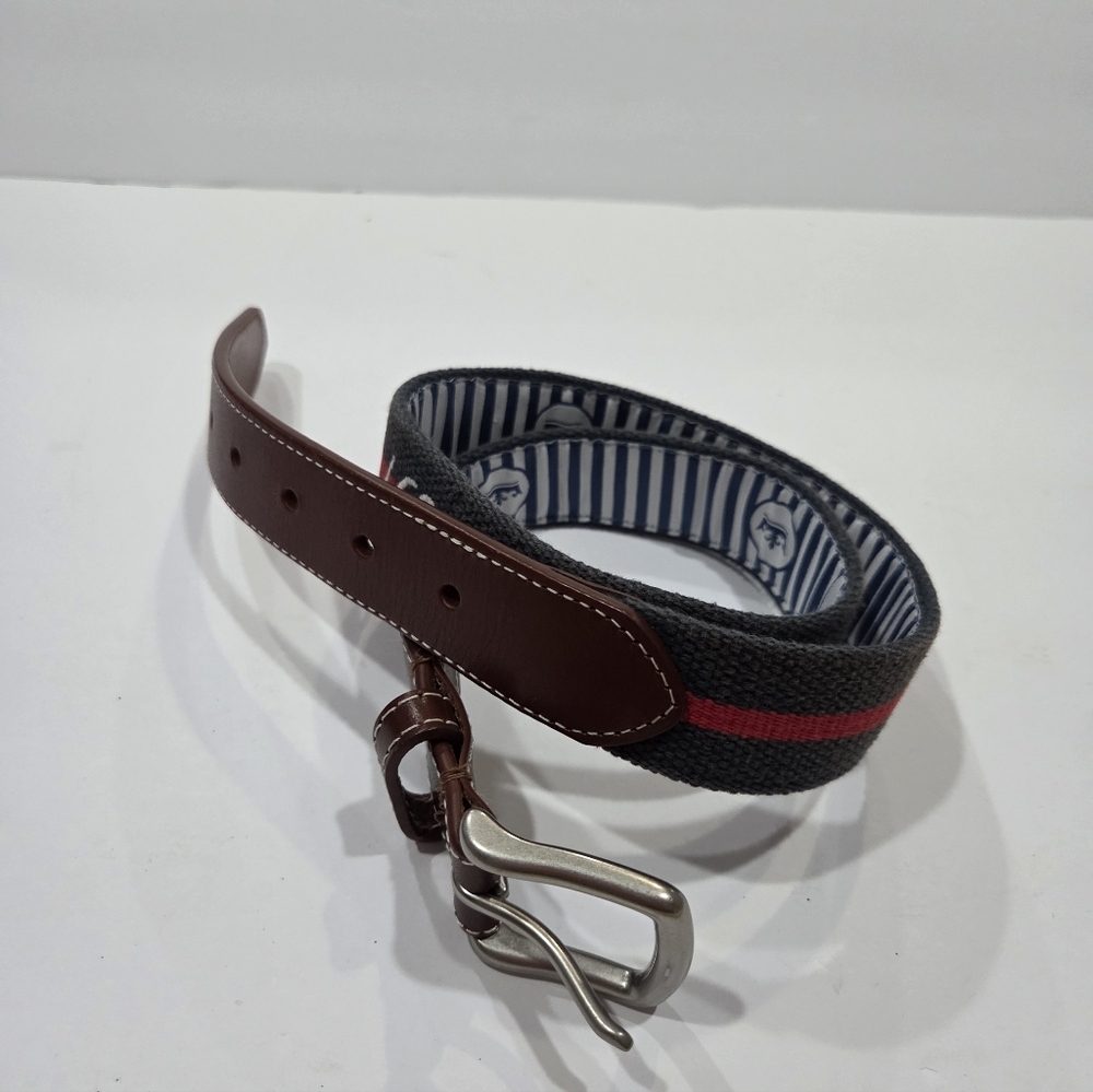 Peter Millar Stylish Brown Men's Belt Sz.30